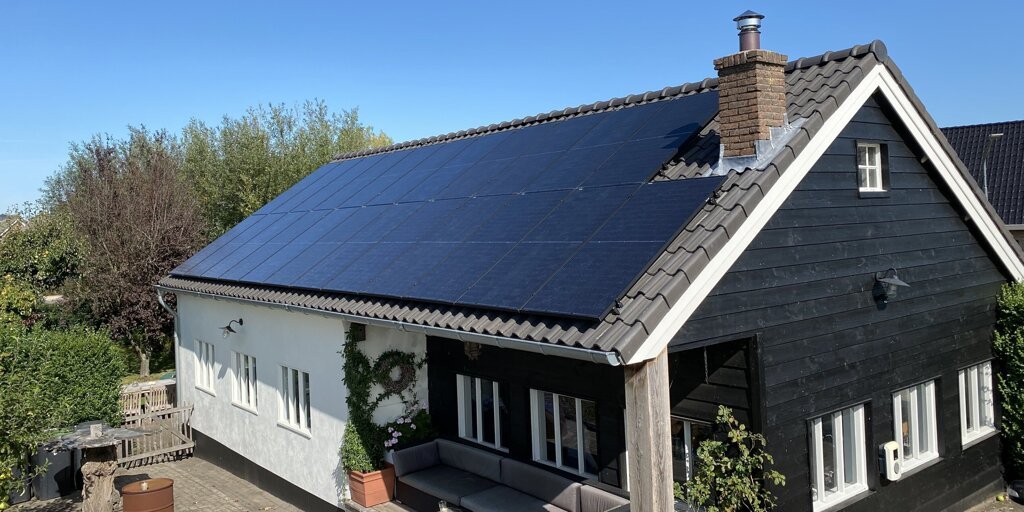 Zonnepaneel op huis