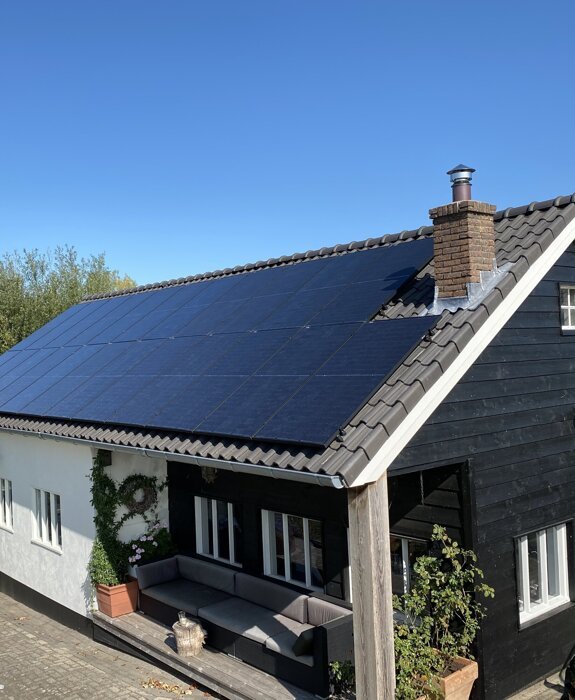 Zonnepaneel op huis